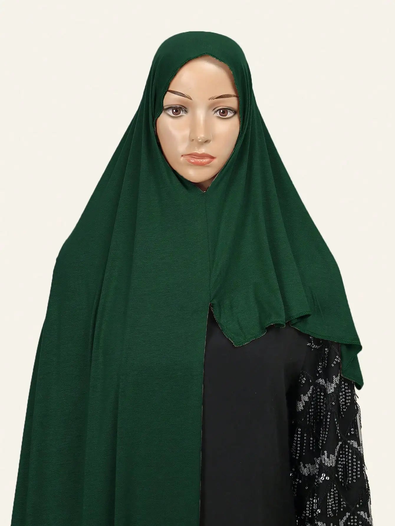 Muslim Premium Jersey Hijab Scarf Women Instant Hijab Unequal Length On Both Sides Easy to Wear Soft Jersey Plain Shawl Wraps