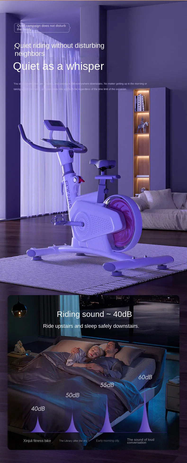 Indoor Cycling Fitness Equipment Mute Fat Burning Spinning Bikes With Commercial Dynamic Car Magnetic Control