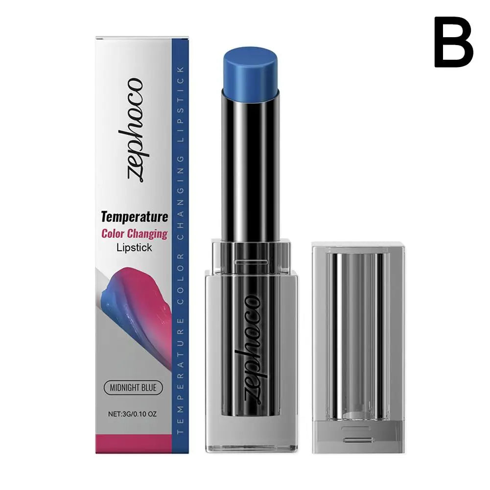 Temperature-Sensitive Color-Changing Lipstick Deeply Nourishing Prevents Dryness And Cracking Fades Lip Lines Locks In Moisture