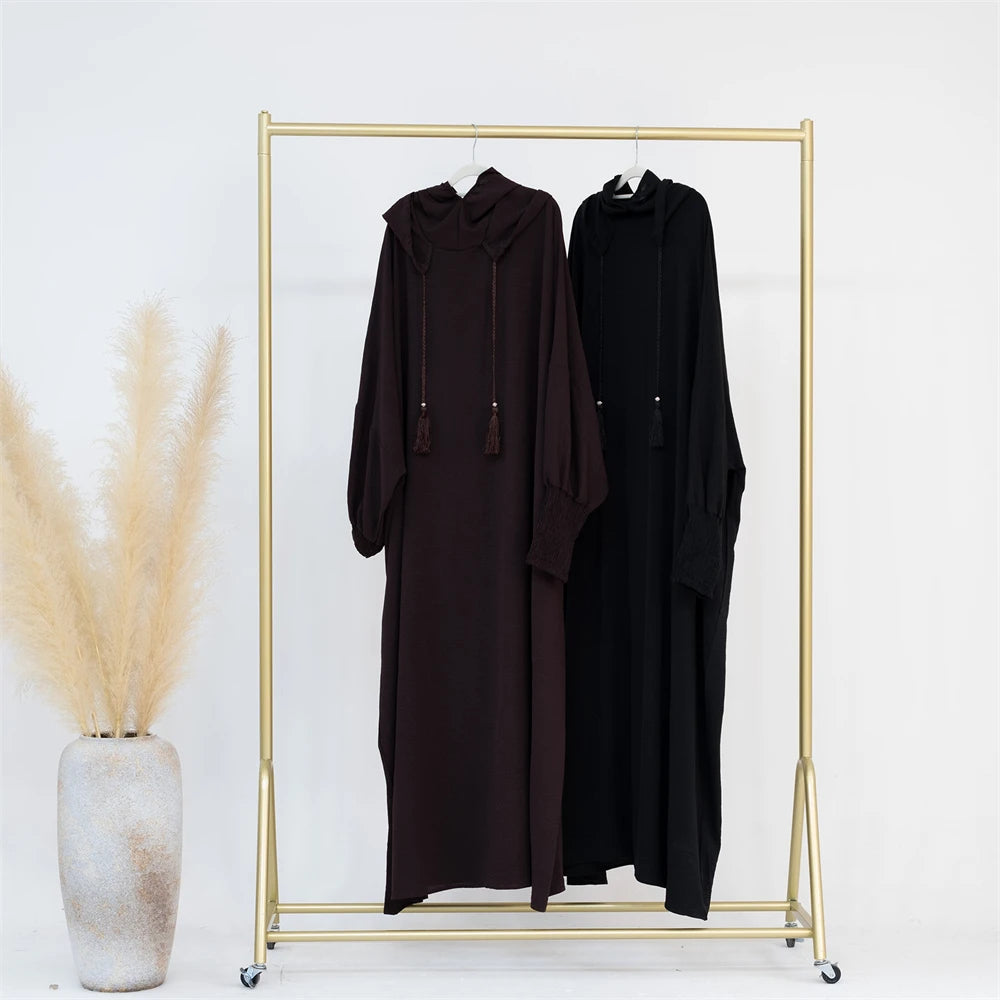 Ramadan Niqab Khimar Muslim Abaya Damen Dubai Turkey Islam Prayer Clothes Women Jilbab Modest Dress Kaftan Robe Femme Musulmane