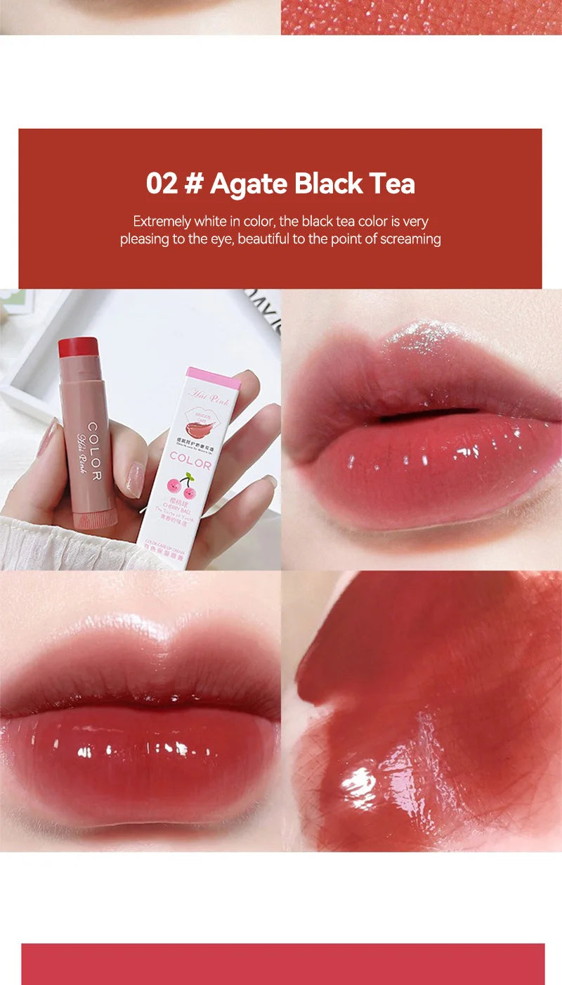 Colored Moisturizing Lip Balm Lipstick Moisturizing, Moisturizing, Diluting Lip Lines, Anti-drying Lip Balm