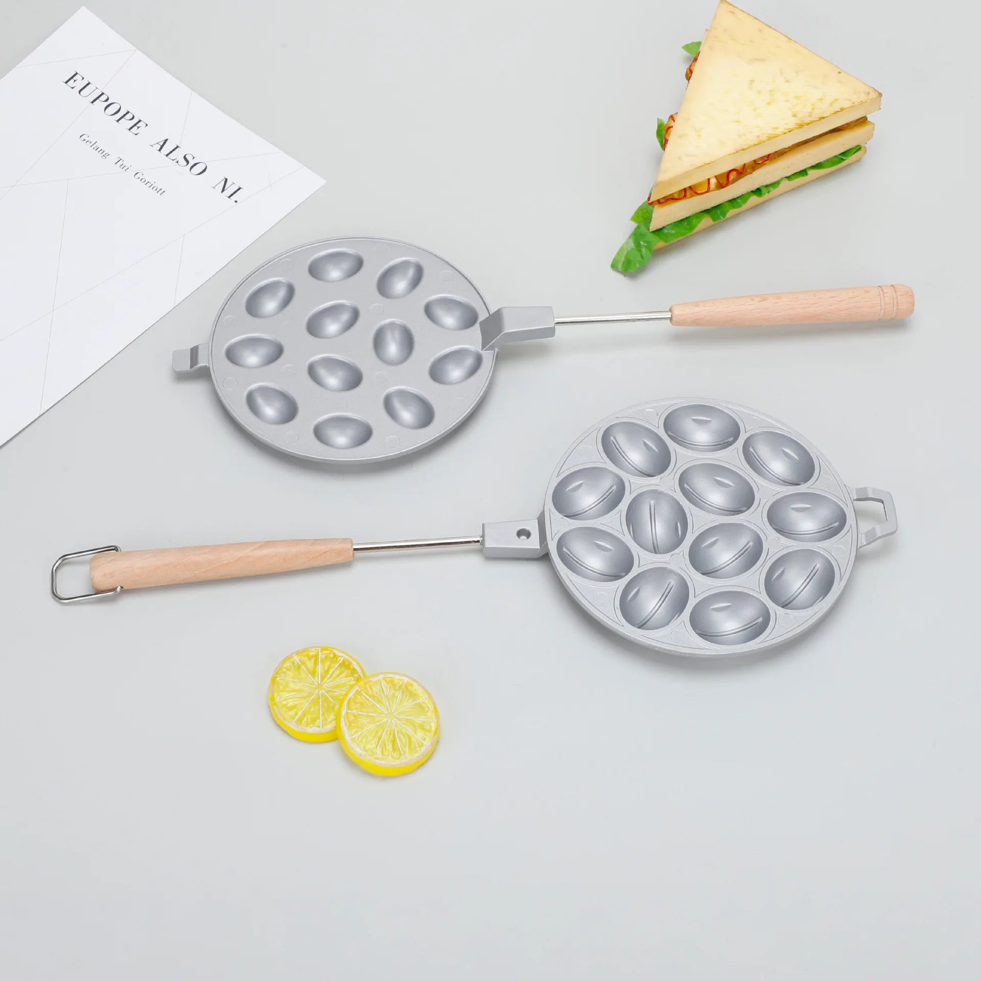Baking Pan Cake Machine Cookie Non-Stick Baking Mold, Aluminum Alloy Material, Non-Stick Baking Mold With Handle