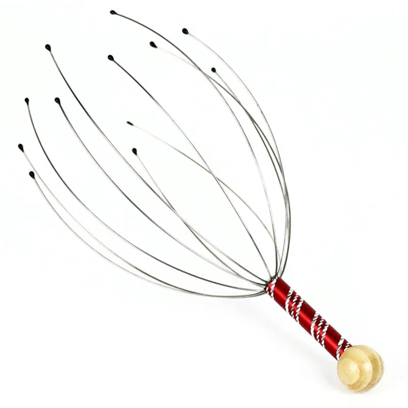1pc Head Scratching Massage Claws Octopus Head Massager Scalp Scratcher Massage Claw Small Artifact Soul Extraction Extractor