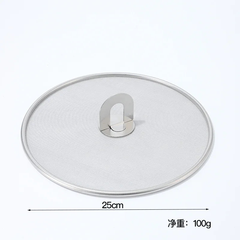 Keep Your Stove Clean! Multi-Functional Stainless Steel Oil Splatter Guard - The Ultimate Cooking Protector for Frying