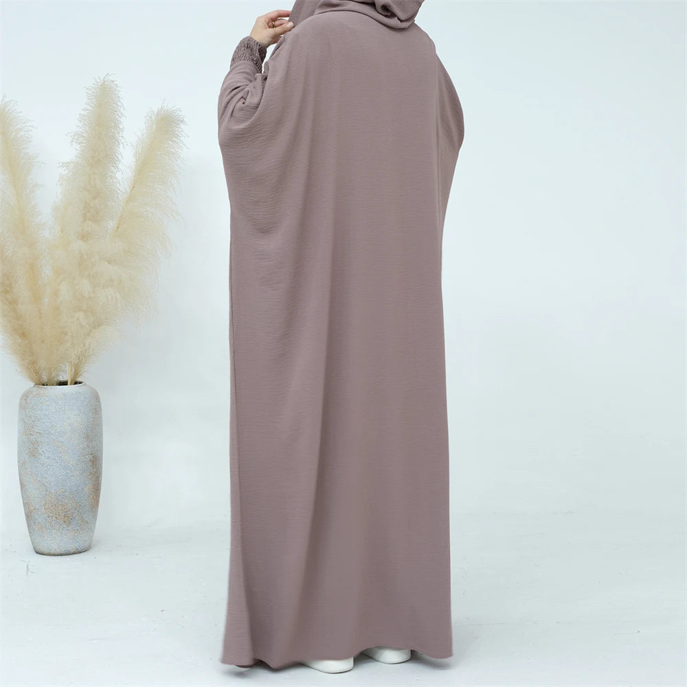 Ramadan Niqab Khimar Muslim Abaya Damen Dubai Turkey Islam Prayer Clothes Women Jilbab Modest Dress Kaftan Robe Femme Musulmane