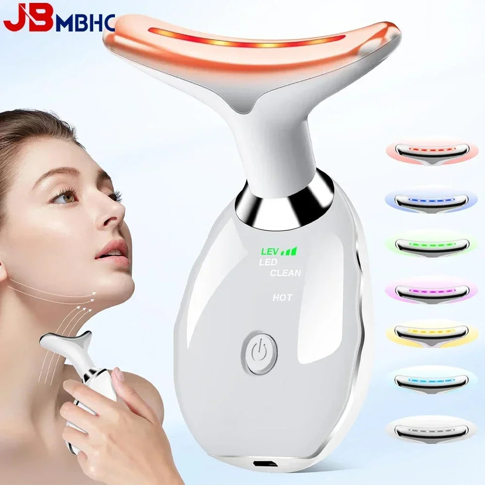 Facial Lifting Device Neck Facial Eye Massage Face Slimmer EMS Beauty Skin Double ChinTightening Anti Wrinkle Aging Face Massage