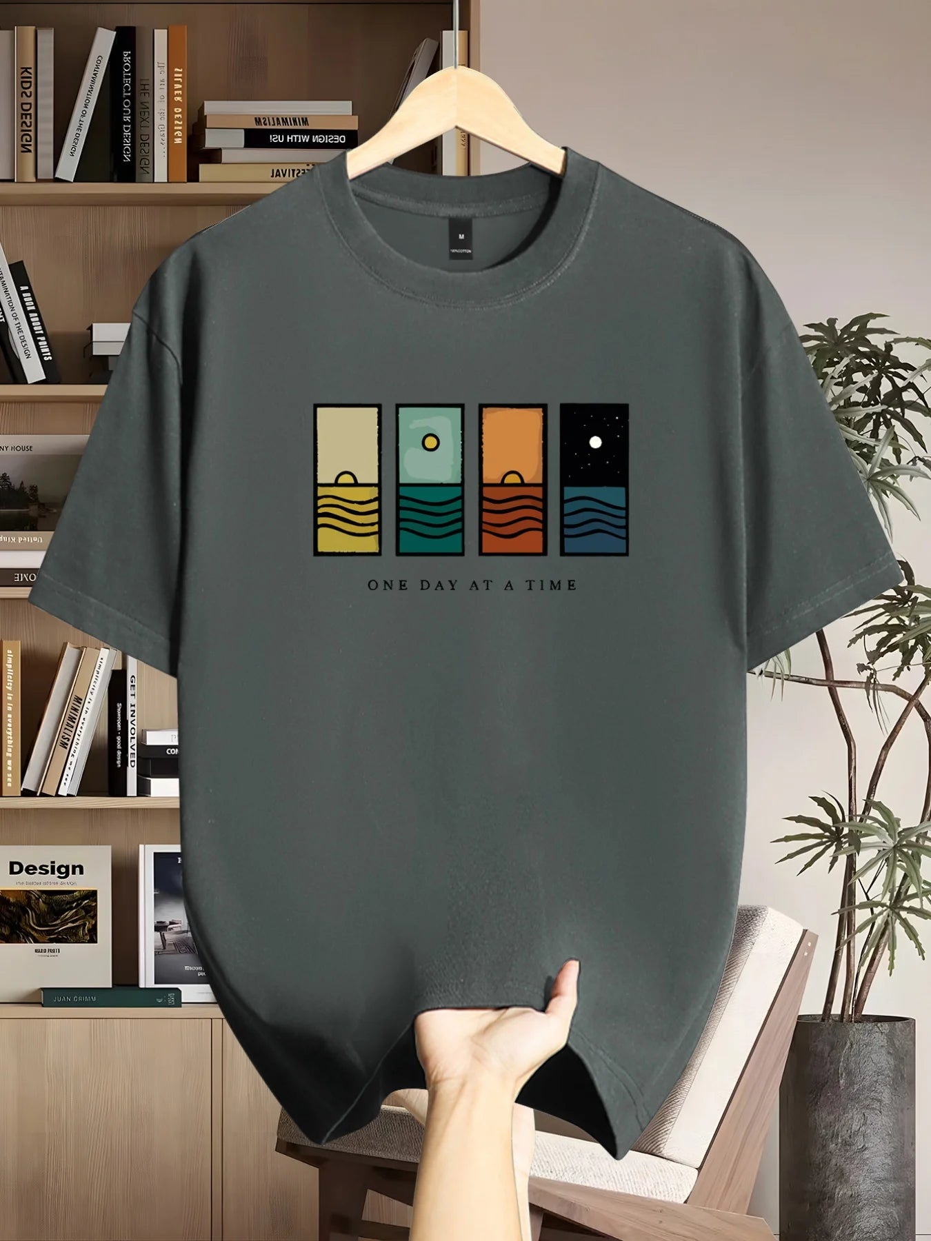 Men's Printed Short-Sleeved T-Shirt - Trendy Fashion T-Shirt for Men in European and American Sizes - Summer Breathable T-Shirt