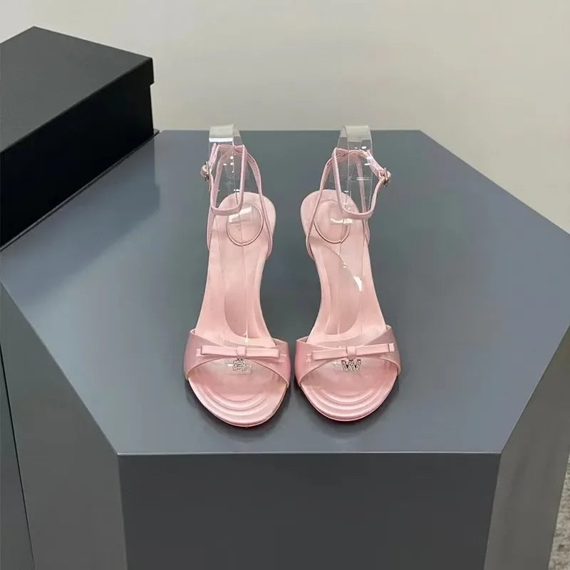 Sexy Fashion  Slingbacks Dress Party Stilettos High Heel  Shoes for Women   Summer Trend High Heels Fashion Square
