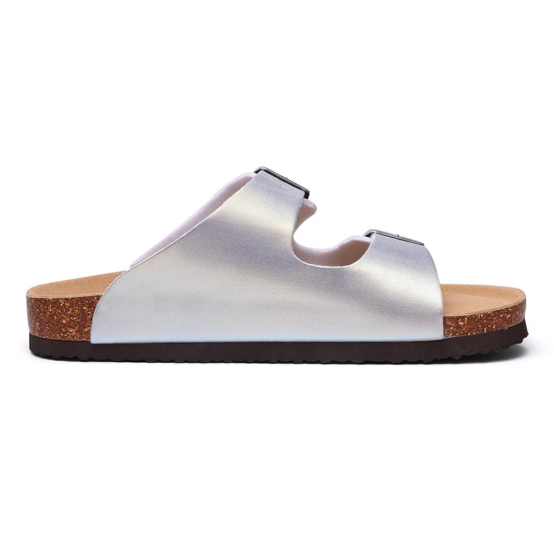 Kidmi New Women Sandals With Three Straps Summer Nonslip Sandals Casual Ladies Beach Sandals Soft Holiday Pool Cloud Sandals