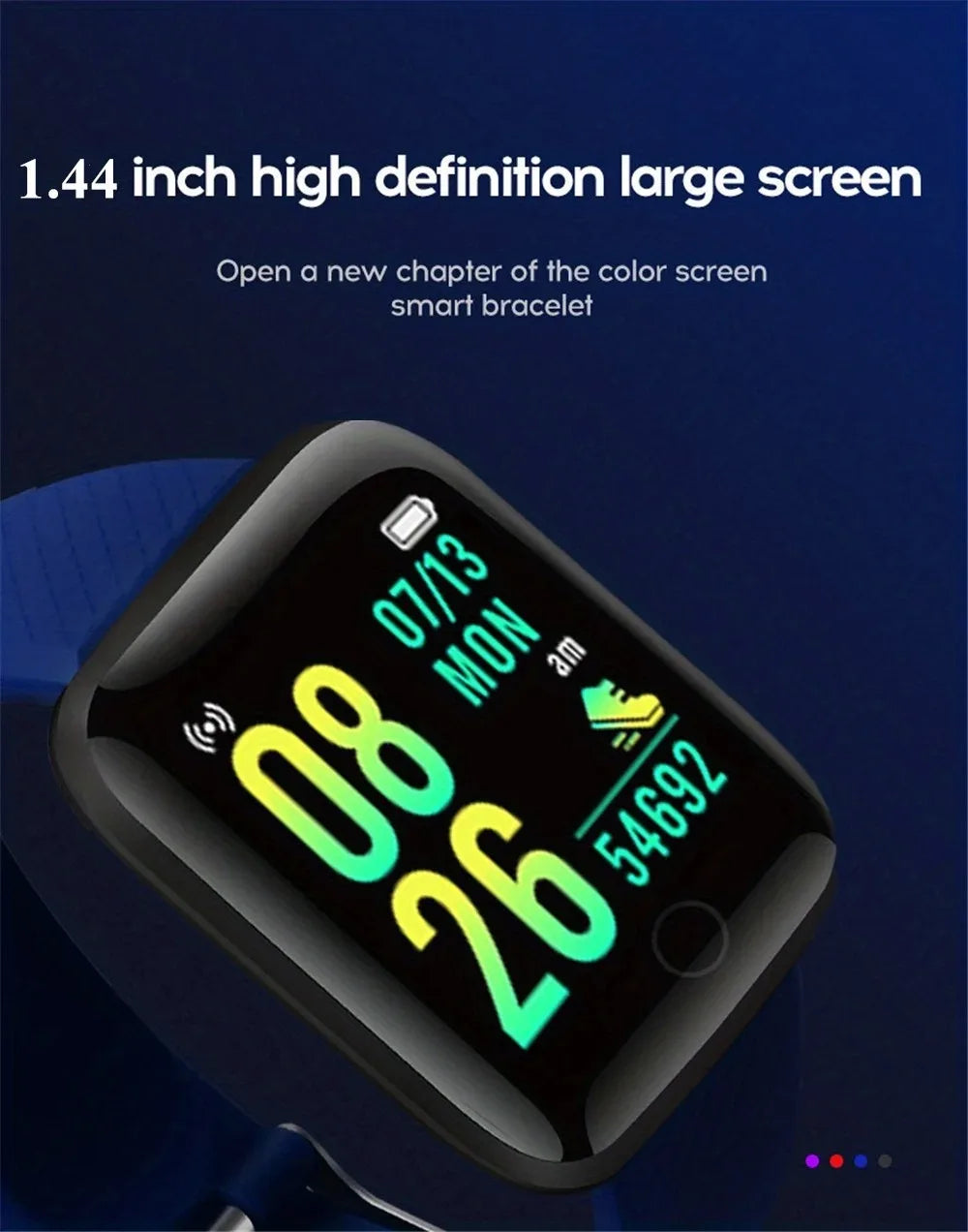 Smartwatch For Women Men Watches Heart Rate Monitor Electronic Fitness Smart Watch Calories Music Player 116Plus Y68 Bracelet
