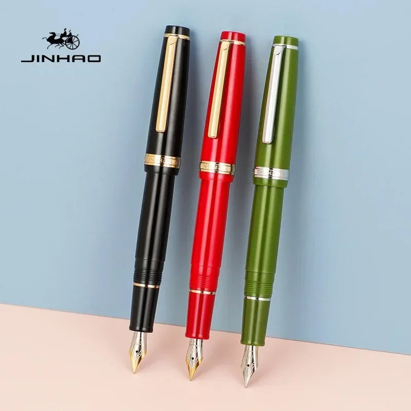 Jinhao 82 Fountain Pen New Color Luxury Elegant Pens 0.7/0.5/0.38mm Extra Fine Nib Writing Office School Supplies Stationery
