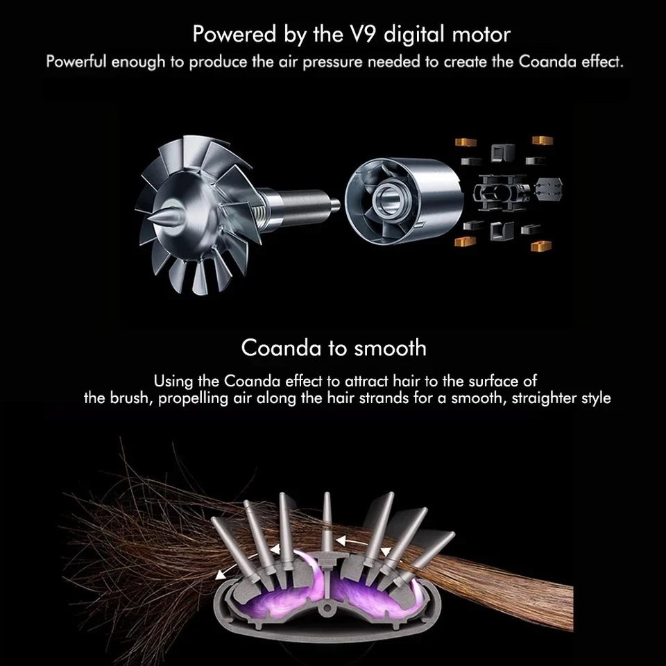 6 In 1 Hair Styler New Smooth Hair Dryer For Hair 6 in 1 hair styler With Curling Barrel Hot Air Brush Styling Tool MultiStyler