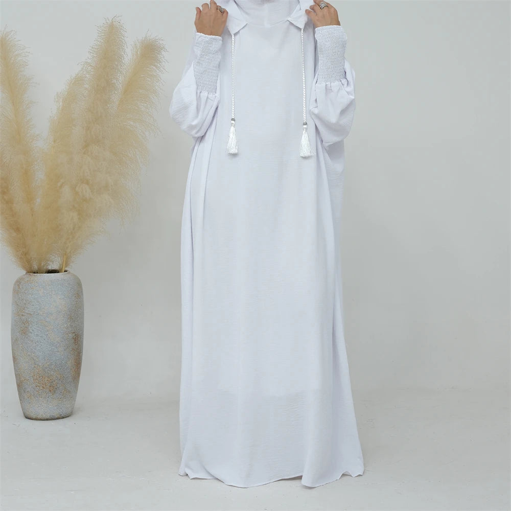 Ramadan Niqab Khimar Muslim Abaya Damen Dubai Turkey Islam Prayer Clothes Women Jilbab Modest Dress Kaftan Robe Femme Musulmane