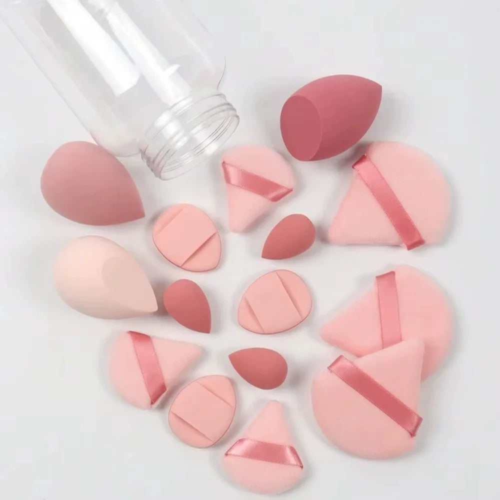 12/15Pcs Makeup Sponge Cosmetic Puff Foundation Sponges Blender Beauty Egg Powder Puffs Women Make Up Accessories Makeup Tools