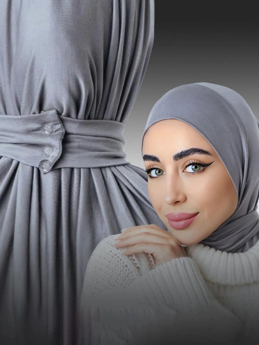 New Instant Hijab for Muslim Women Full Cover Headwraps Scarf Islam Turban Caps Ready to Wear Snap Undercap Hijab
