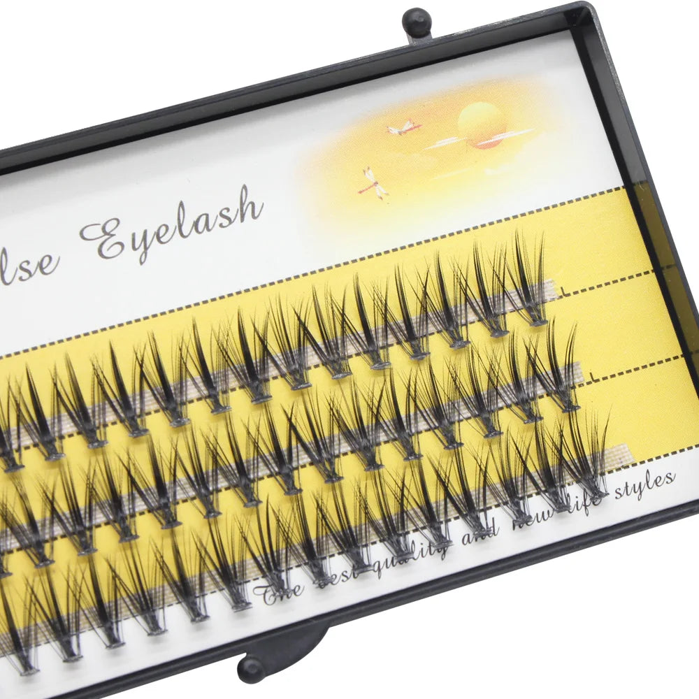 Moonlily 20D/30D/40D Russian Volume Eyelash Extension 3D Volume Effect Artificial Bundle Personal Makeup Cilias Cluster Lashes