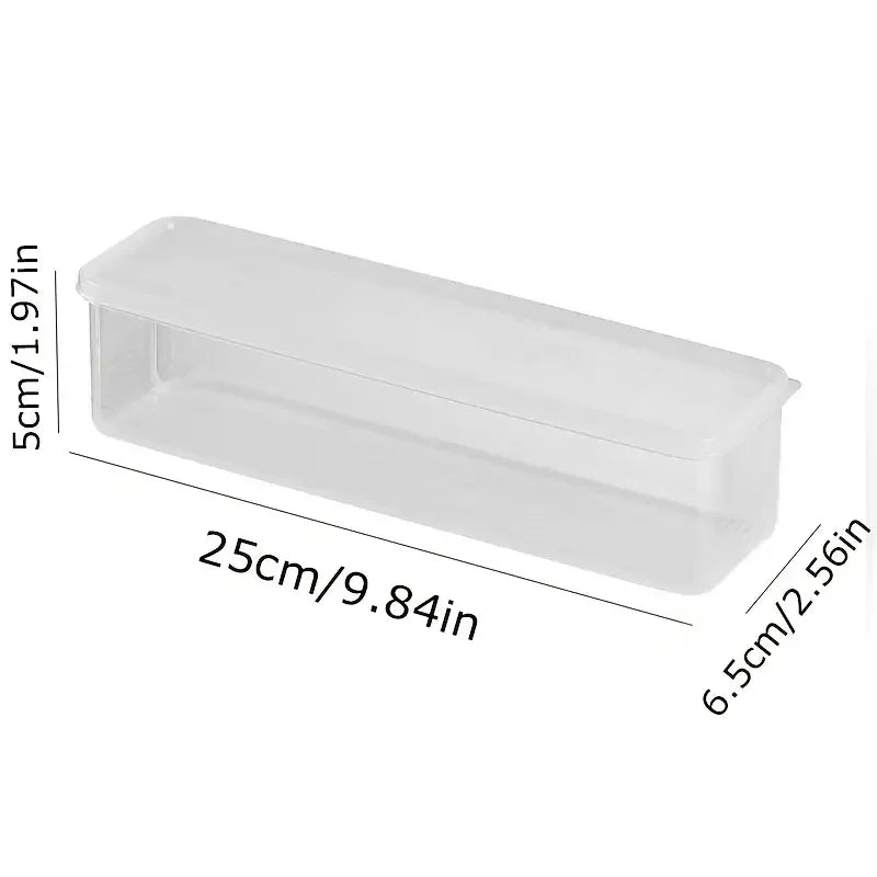 1//2/4pcs Refrigerator Fresh-keeping Storage Box Fresh-keeping Artifact,Food Preservation Boxes Transparent Sealed Kitchen Tools