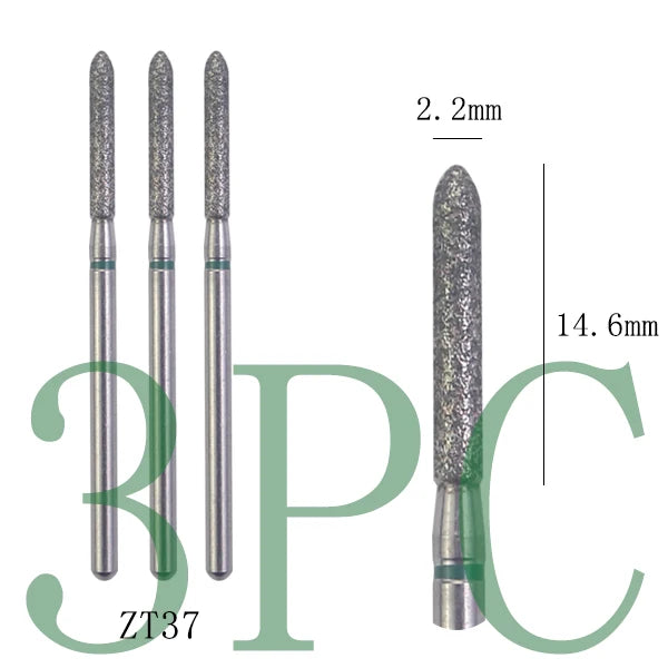 Diamond Nail Drill Bits, 3/32 Inch Cuticle Bit for Nail Drill,Drill Nails Manicure Pedicure Remover Tools for Acrylic Gel Nails