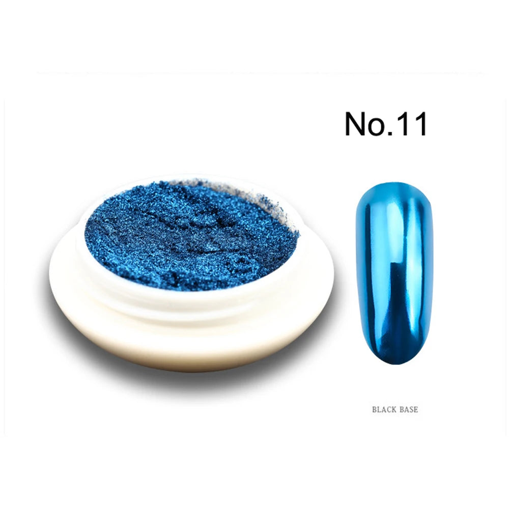 Pearl White Nails Glitter Aurora - Hailey Bieber Nails Moonlight Powders Fritillary Shell Mirror Pigment Nail Decoration