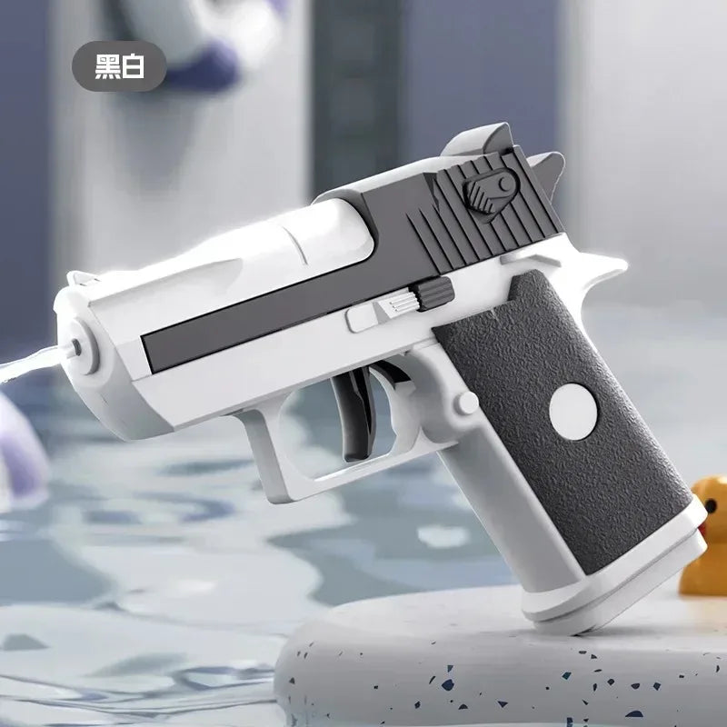 Mini Desert Eagle Water Gun - Continuous Firing Outdoor Water Pistol for Kids, Summer Beach Toy, Mechanical Water Shooter for Ou