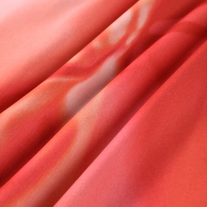 Elegant Tie Dye Printed Long Dress Women Ribbon V-neck Sleeveless Slim Sling Dresses 2025 Summer Lady Chic Beach Vacation Robes