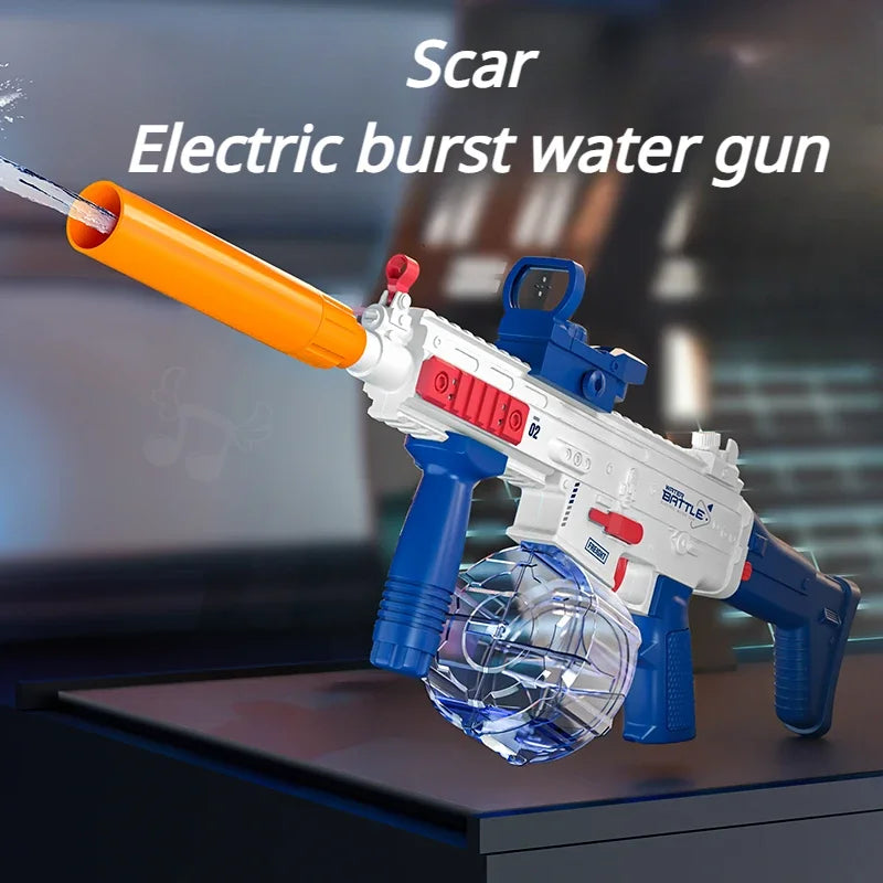 Water Gun Electric Toy High Pressure Full Auto Pool Games Beach Pistol Shooting toy Summer Outdoor Adults Boys Girls Water gun