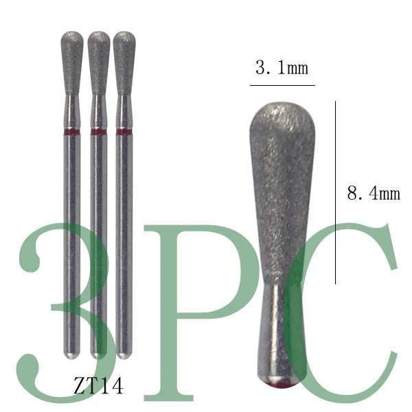 Diamond Nail Drill Bits, 3/32 Inch Cuticle Bit for Nail Drill,Drill Nails Manicure Pedicure Remover Tools for Acrylic Gel Nails