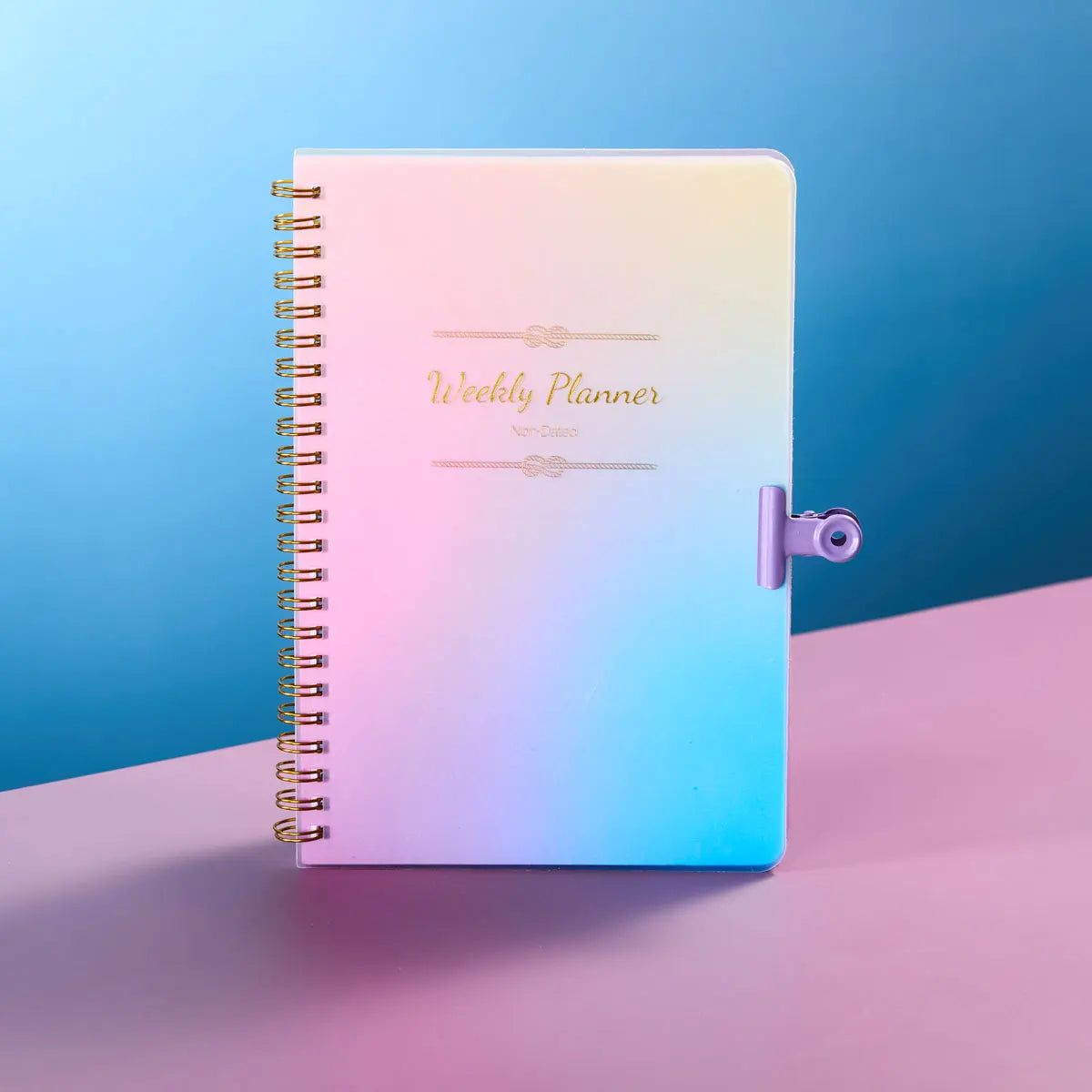52 Weeks Weekly Planner Notebook A5 Undated Spiral Agenda Daily Student Schedules Journal Stationery Office School Supplies
