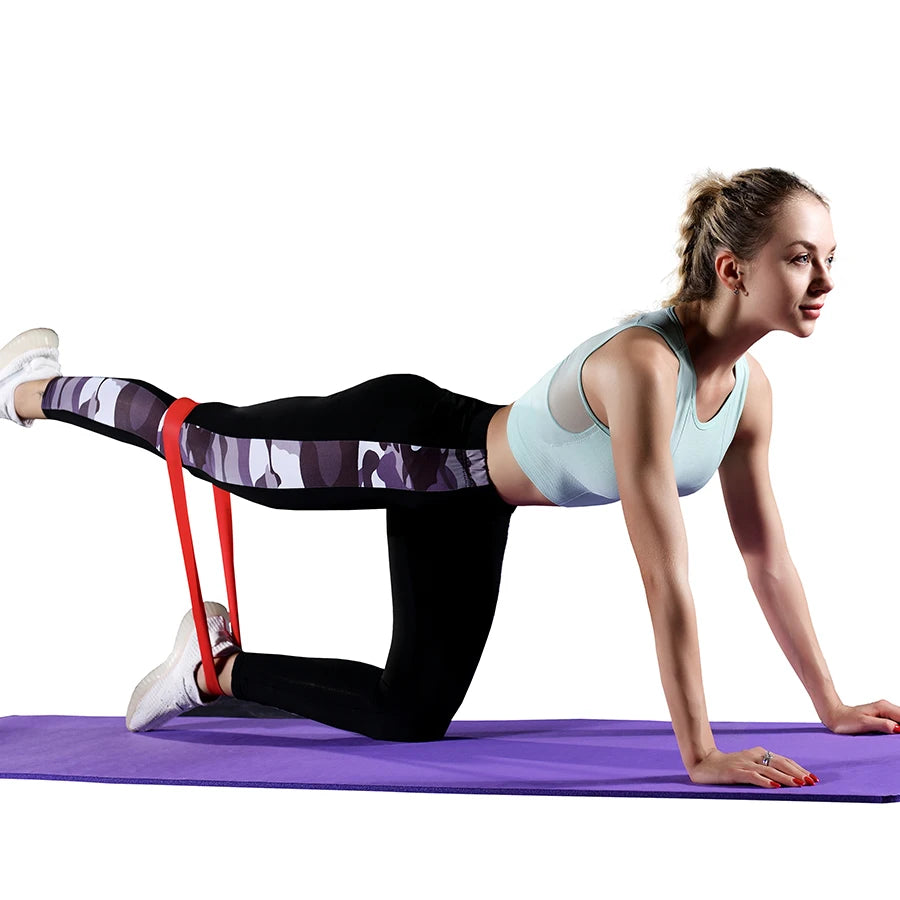 Yoga Sport Exercise Elastic Fitness Bands Ideal For Home 5 Different Levels Resistance Bands Pilates Crossfit Workout Equipment