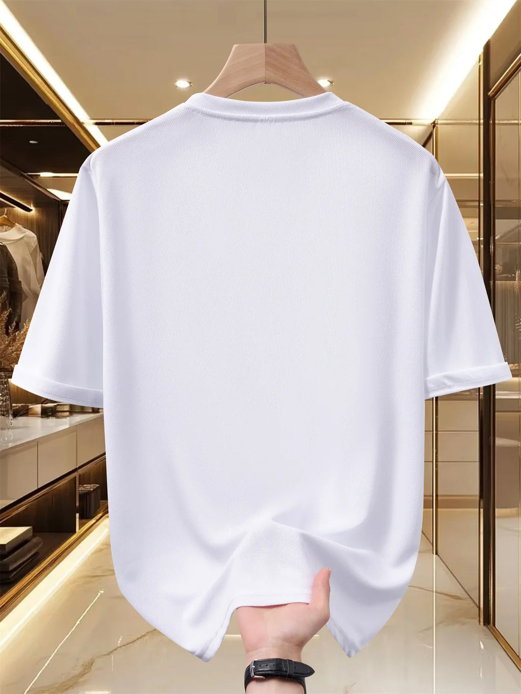 Men's Printed Short-Sleeved T-Shirt - Trendy Fashion T-Shirt for Men in European and American Sizes - Summer Breathable T-Shirt