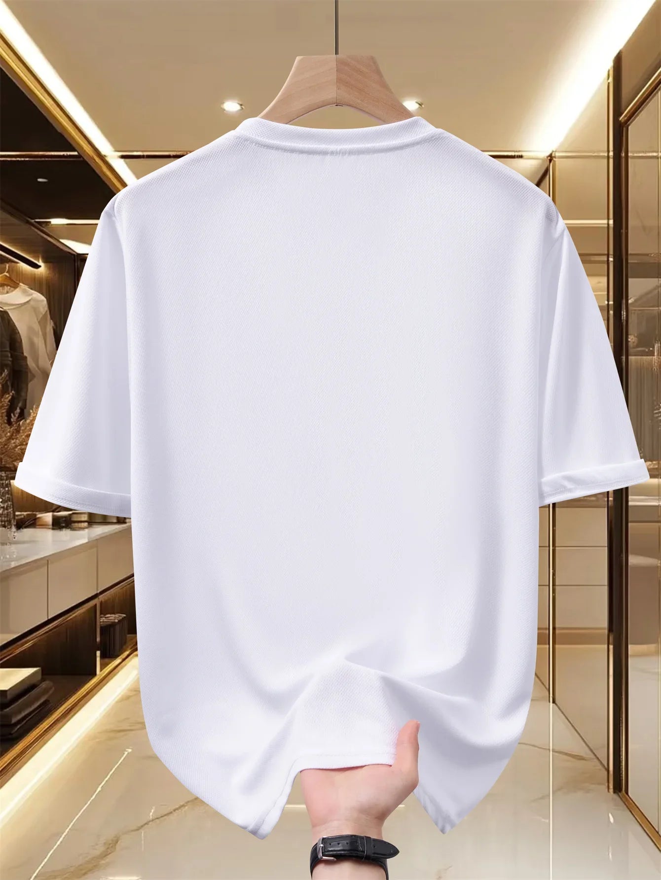 Men's Printed Short-Sleeved T-Shirt - Trendy Fashion T-Shirt for Men in European and American Sizes - Summer Breathable T-Shirt