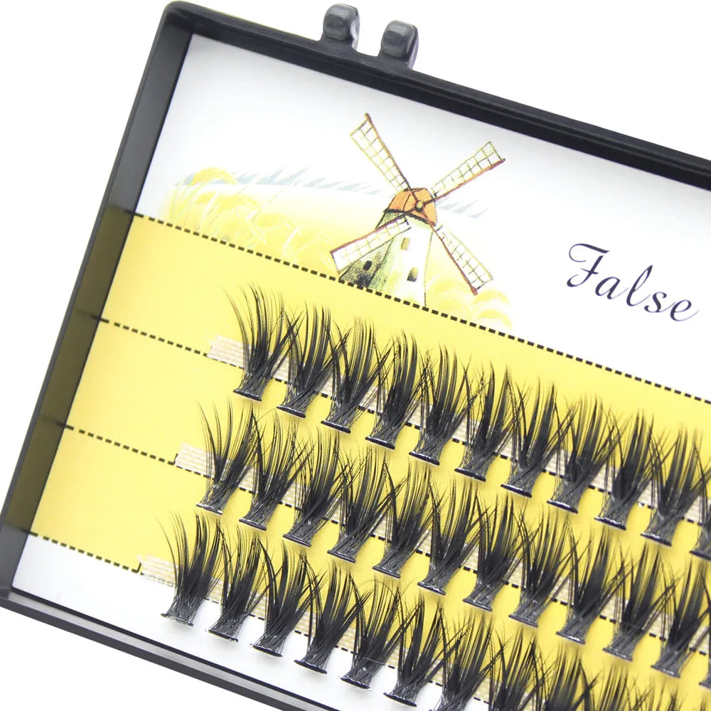 Moonlily 20D/30D/40D Russian Volume Eyelash Extension 3D Volume Effect Artificial Bundle Personal Makeup Cilias Cluster Lashes