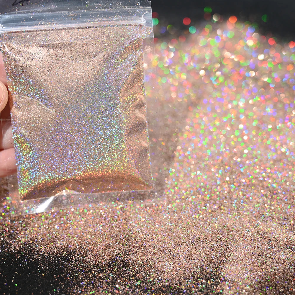 Pearl White Nails Glitter Aurora - Hailey Bieber Nails Moonlight Powders Fritillary Shell Mirror Pigment Nail Decoration