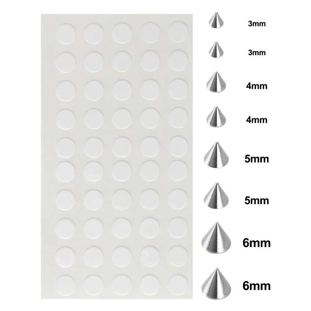 180pcs Non Piercing Lip Nails Sticker Selfadhesive Waterproof Reusable Fake Lip Nail Eyebrow Nose Ring Body Belly Button Jewelry