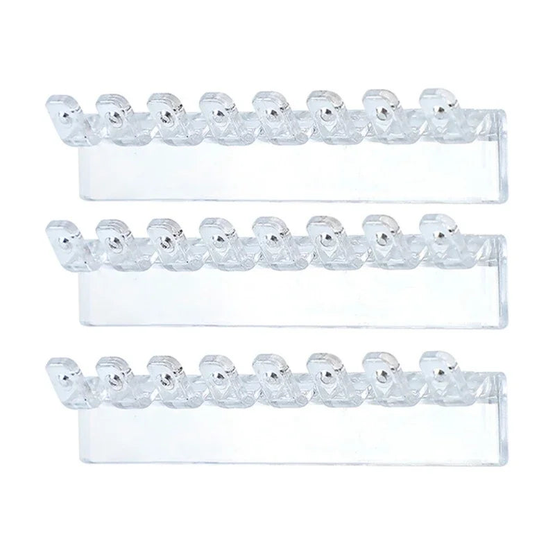 Clear Necklace Organizers Hangings Plastic Necklace Earrings Holder Wall Organizers For Bracelets Rings And Earrings H8WF