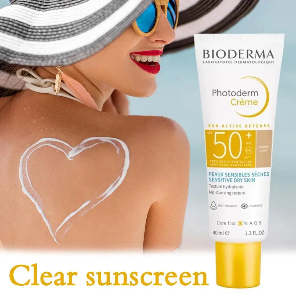 BIODERMA Whitening Sunscreen SPF90+ UV Protection Moisturizing Sunblock For Face Body Thighs Non-Greasy Fast-Absorbing