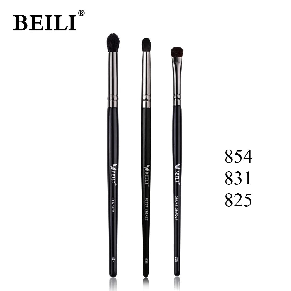 Natural Material Professional Makeup Brush Set Eye Shadow Powder Foundation Blush Contour Shadow Beauty Tool
