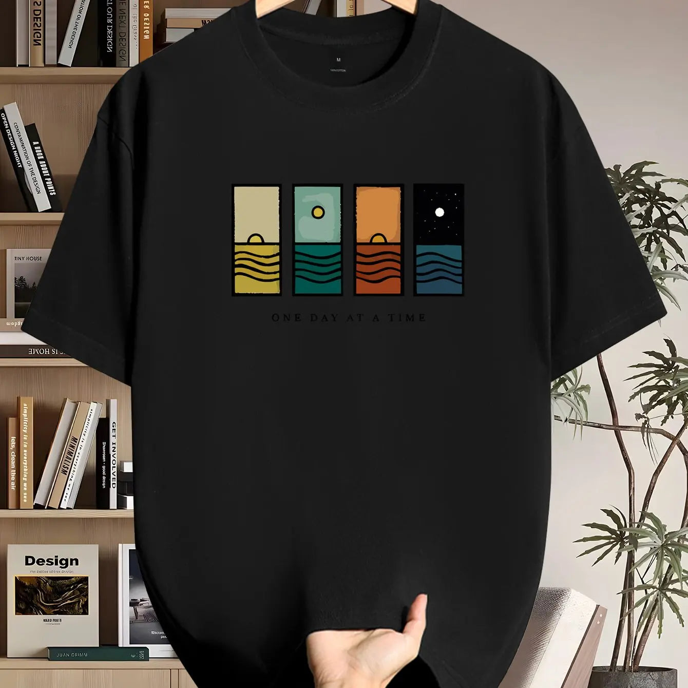 Men's Printed Short-Sleeved T-Shirt - Trendy Fashion T-Shirt for Men in European and American Sizes - Summer Breathable T-Shirt