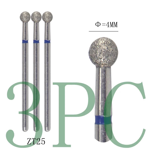 Diamond Nail Drill Bits, 3/32 Inch Cuticle Bit for Nail Drill,Drill Nails Manicure Pedicure Remover Tools for Acrylic Gel Nails