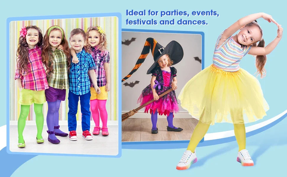 Soft Ballet Tights Soft Elasticity Tights Girls Ballet Tights Toddler Dance Footed Tights Bulk School Uniform Stockings Costume