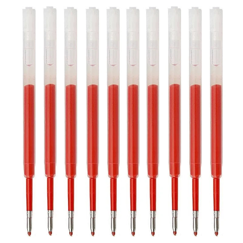 5/10/50 PCS Ballpoint Pen Refill  Medium Point L:3.9 In Black Ink Rods Refill Stationery Office School Supplies