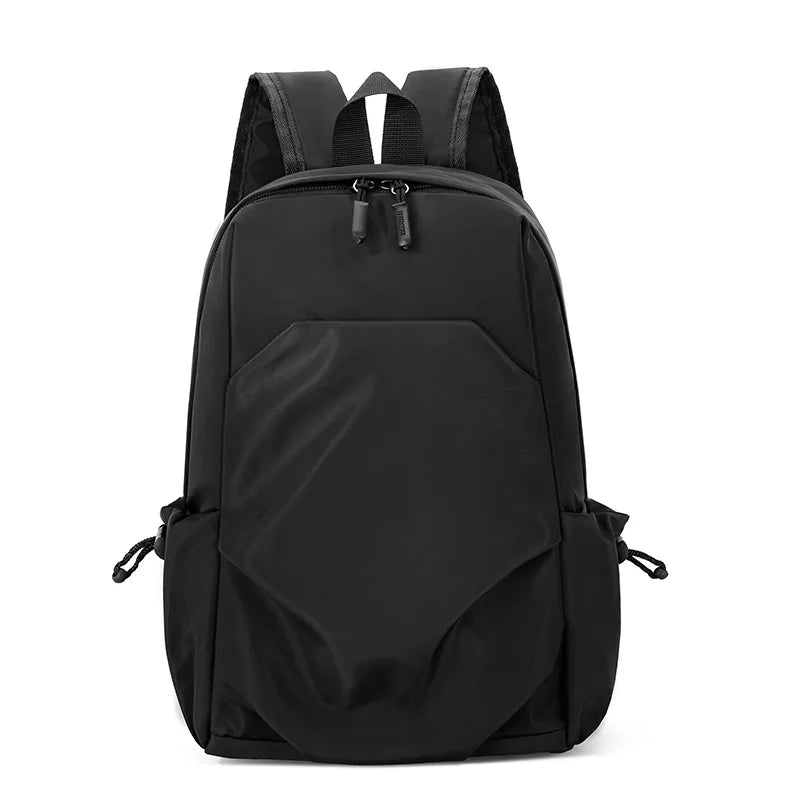 HOMEFISH Fashion Mini Men's Black Backpack 2026 Canvas Waterproof Travel Shoulder Bag Small Designer School Male Backpacks