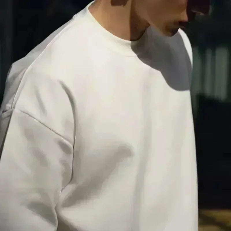 Men White T-Shirt Minimalist X Logo Print, Casual O-Neck Short Sleeve Tees, Streetwear Slim Fit Cotton Tops For Men Daily Summer
