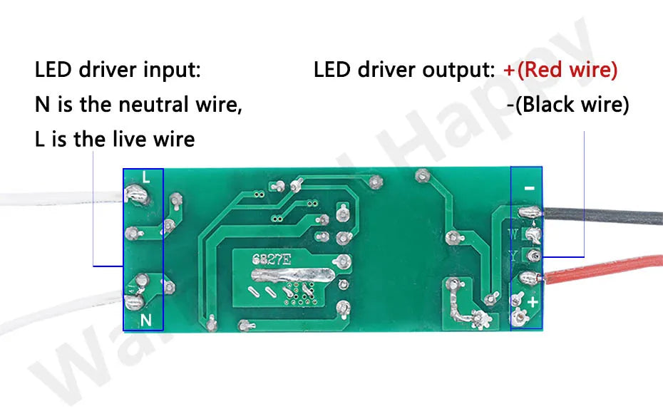 LED Driver 220V LED Power Supply 1-3W 4-7W 8-12W 15W 18W 24W 25W 30W 36W 300mA with Built-In Transformer Module LED Driver Board