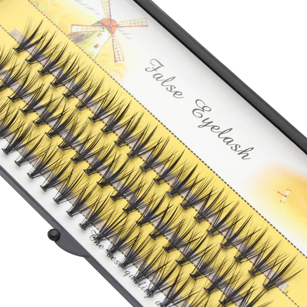 Moonlily 20D/30D/40D Russian Volume Eyelash Extension 3D Volume Effect Artificial Bundle Personal Makeup Cilias Cluster Lashes