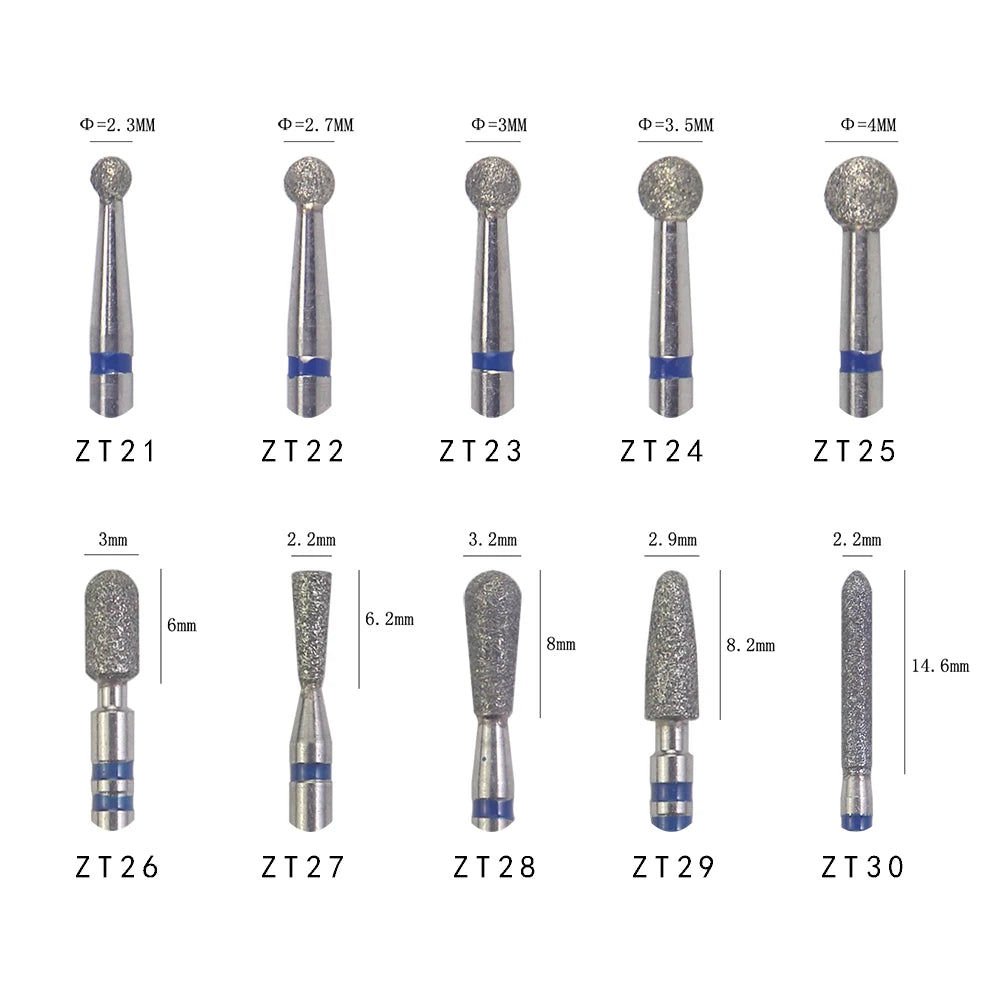 Diamond Nail Drill Bits, 3/32 Inch Cuticle Bit for Nail Drill,Drill Nails Manicure Pedicure Remover Tools for Acrylic Gel Nails