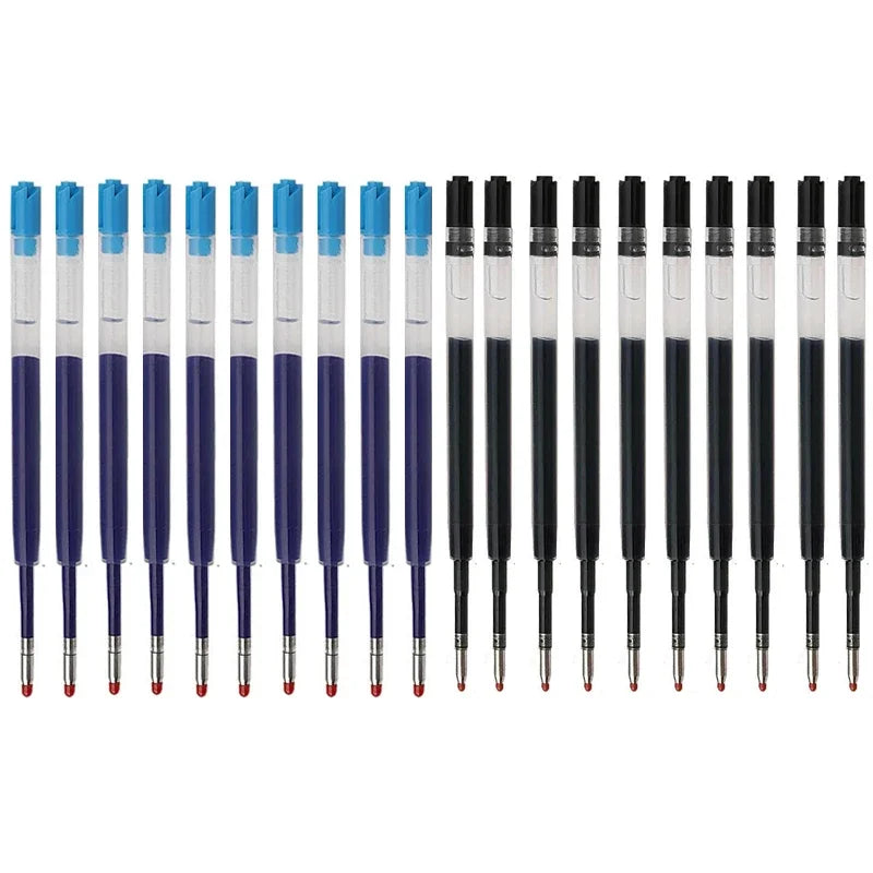5/10/50 PCS Ballpoint Pen Refill  Medium Point L:3.9 In Black Ink Rods Refill Stationery Office School Supplies