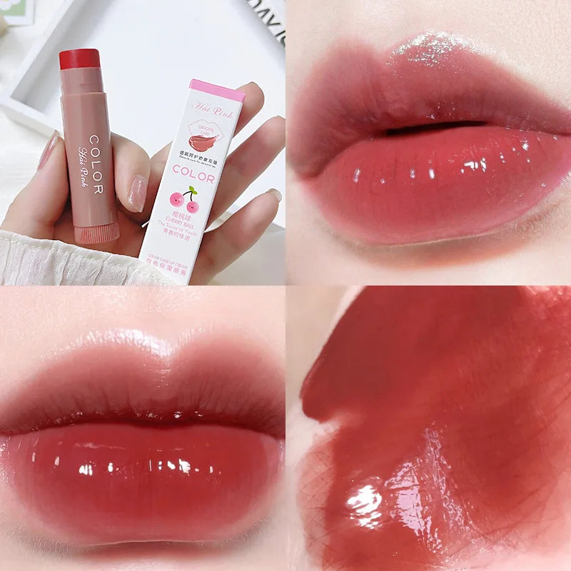 Colored moisturizing lip balm lipstick moisturizing, moisturizing, diluting lip lines, anti-drying lip balm Care