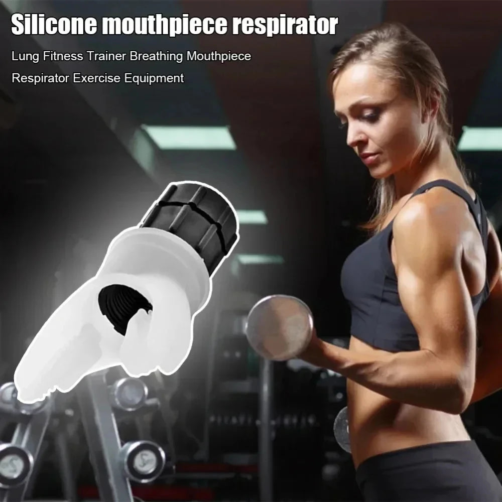Breathing Exercise Lungs Portable Breath Outdoor Fitness Exerciser Device Endurance Workout Device With Adjustable Resistances