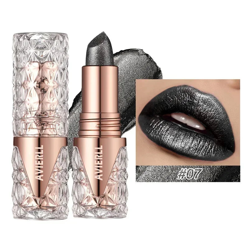 10 Colors 3 in 1 Pearlescent Lipstick Long Lasting Moisturizing Sparkling Quicksand Gold Lip Gloss Pearl Shimmer Sexy Lip Makeup